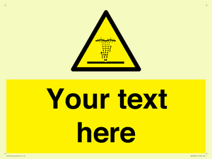 Custom warning geyser water jet